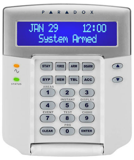 Клавиатура Paradox K641+ проводная, с ЖК-дисплеем артикул 208874Si-1