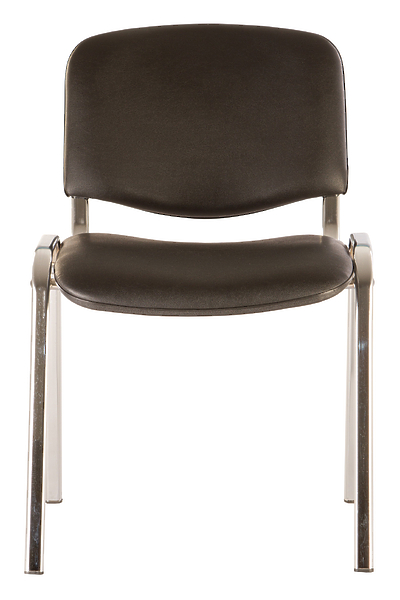 Стул Nowy Styl ISO WIN CHR-13 (CH) RU V14 (Chair ISO WIN black seatblack artificial leather legs metal хром) артикул 263219Si-1 фото 3