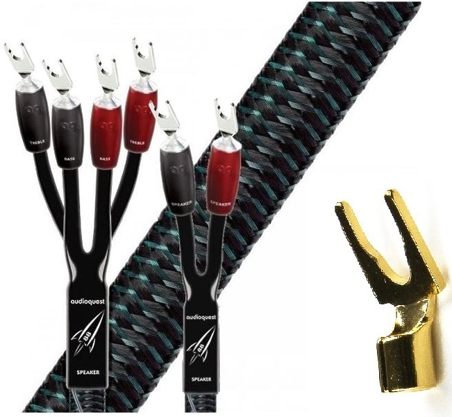 Кабель акустический AudioQuest Rocket 88 SBW-SPADEG (3.0 м) артикул 226940Si-1