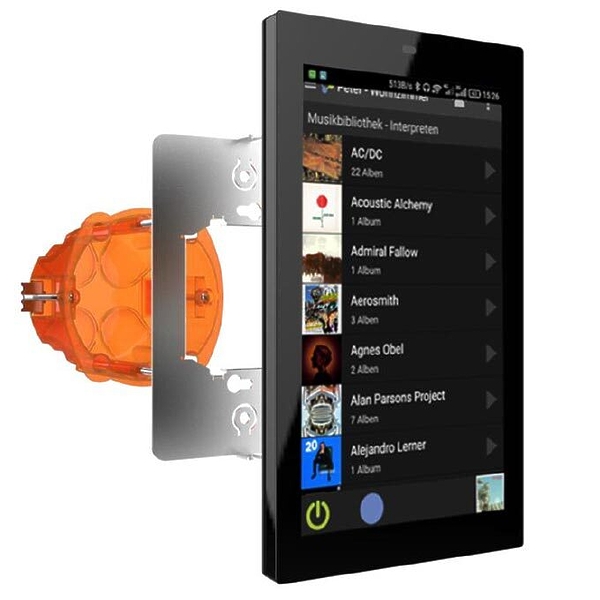 Настенная сенсорная панель управления Revox Control V255 Display, black артикул 203274Si-1