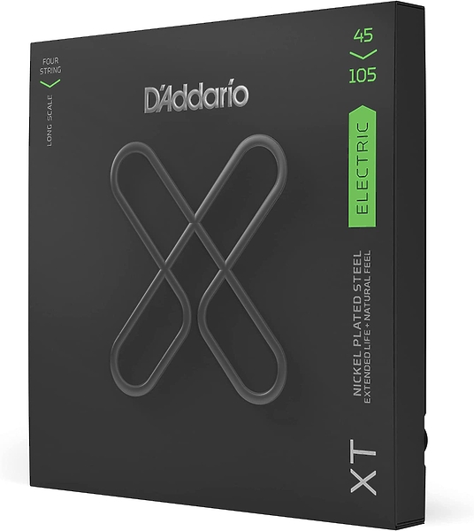 Струны D'Addario XTB45105 SET BASS XT NKL 45-105 LONG артикул 274042Si-1