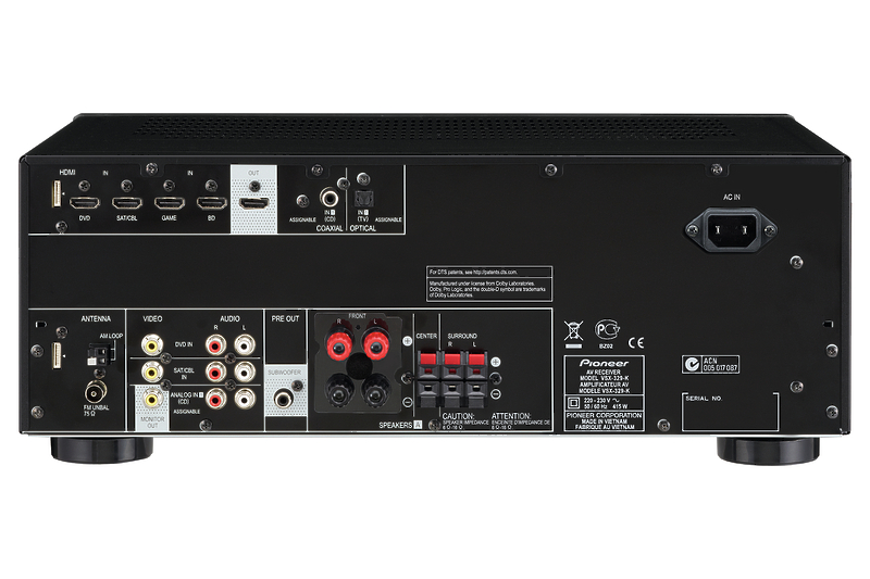 AV ресивер Pioneer VSX-329-K артикул 105664Si-1 фото 3