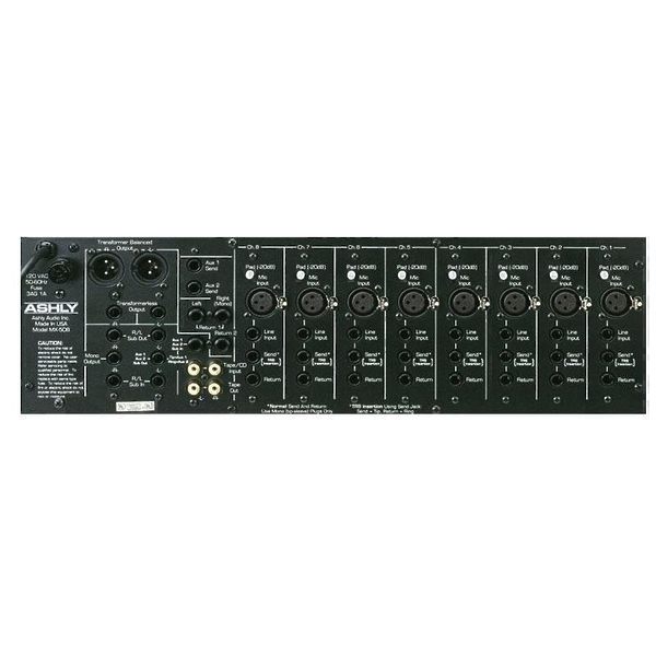 Ashly MX-508 аналоговый микшер артикул 347245SI-1 фото 3