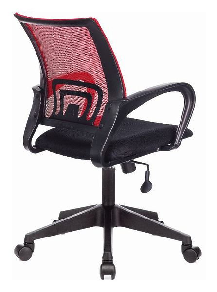 Кресло Бюрократ CH-695N/R/TW-11 (Office chair CH-695N red TW-35N seatblack TW-11 mesh/fabric cross plastic) артикул 263285Si-1 фото 5