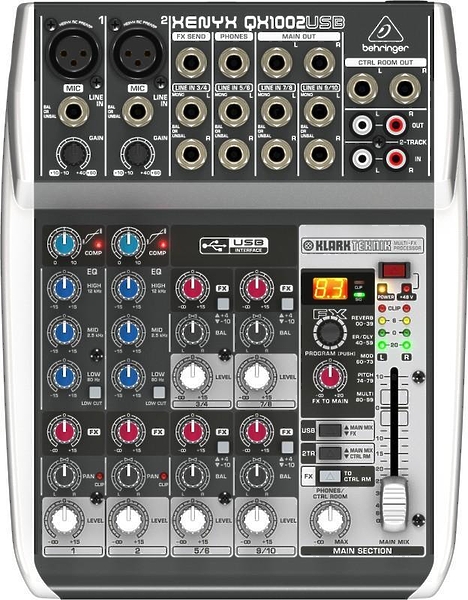 Behringer QX1002USB аналоговый микшер артикул 347453SI-1