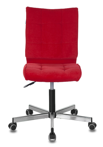 Кресло Бюрократ CH-330M/VELV88 (Office chair CH-330M red Velvet 88 cross metal хром) артикул 263213Si-1 фото 3