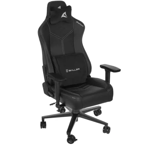 Кресло игровое Sharkoon SGS30-BK/WH артикул 269926Si-1