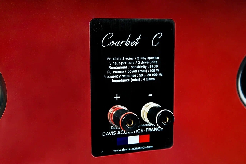 Акустика центрального канала Davis Acoustics Courbet C Red Gloss артикул 336610Si-1 фото 9