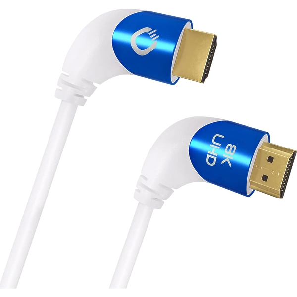 HDMI кабель Oehlbach PERFORMANCE Shape Magic 90 UHD White 1,5 m артикул 334761Si-1