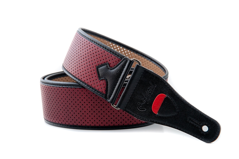Ремень для гитары RightOn Straps Talisman Monte-Carlo Red артикул 331665Si-1
