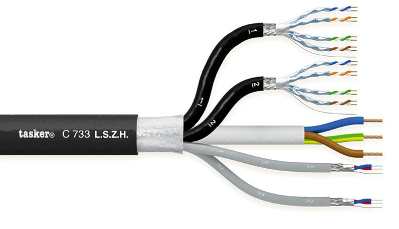 Кабель LAN/DMX Tasker C733 L.S.Z.H. артикул 317305Si-1