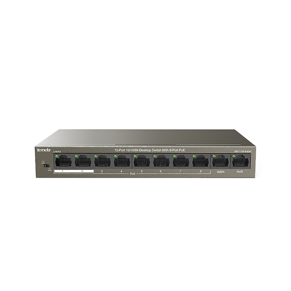 Коммутатор Tenda TEF1110P-8-63W артикул 324372Si-1
