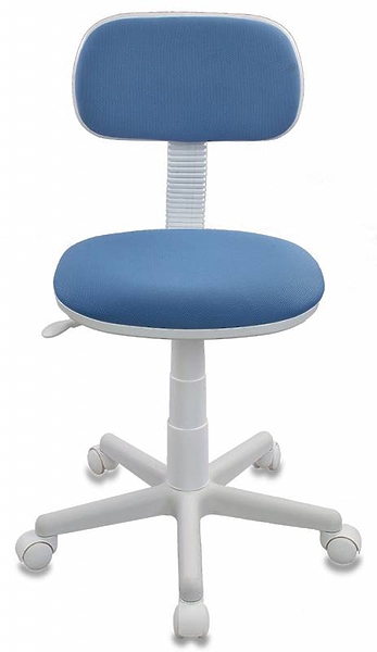 Кресло Бюрократ CH-W201NX/26-24 (Children chair CH-W201NX blue 26-24 cross plastic plastik белый) артикул 263381Si-1 фото 3