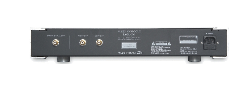 CD проигрыватель Audio Analogue Paganini 192/24 Rev2.0 black артикул 380061FV-1 фото 4