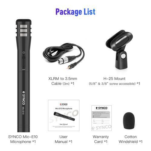 Микрофон Synco Mic-E10 артикул 230178Si-1 фото 4