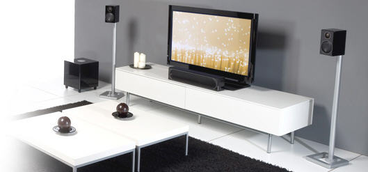 Стойки под акустику Monitor Audio Radius Stand black артикул 101533Si-1 фото 5