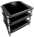Стойка антивибрационная Bassocontinuo Accordeon XL4 B McIntosh Black glass 165мм