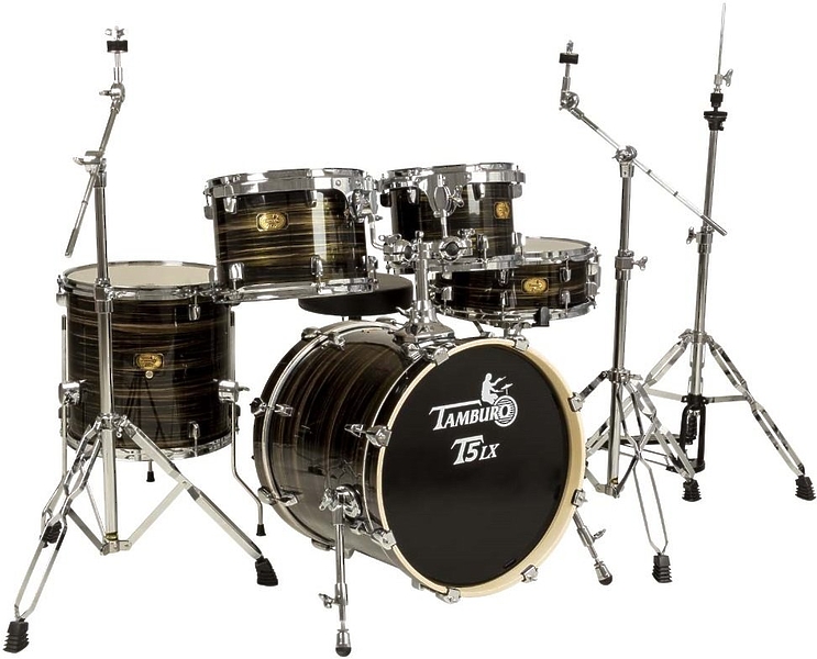 Ударная установка Tamburo T5LXS18WGBK Black Wood артикул 266010Si-1