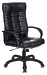 Кресло Бюрократ KB-10/BLACK (Office chair KB-10 black eco.leather cross plastic)