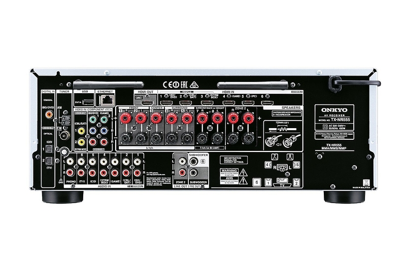 AV ресивер Onkyo TX-NR555 silver артикул 148958Si-1 фото 3