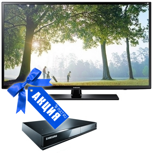 LED телевизор Samsung UE-55H6203 + DVD-E360K артикул 114164Si-1