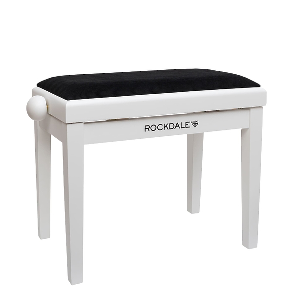 Банкетка ROCKDALE RHAPSODY 131 SV WHITE BLACK артикул 303674Si-1