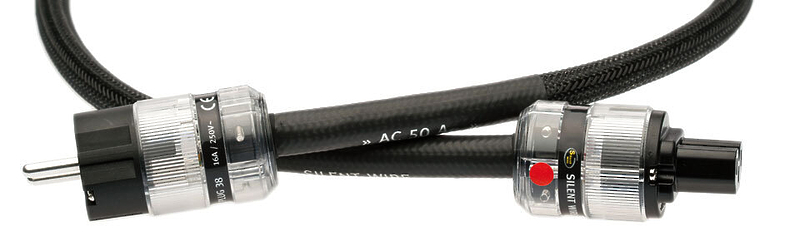 Сетевой кабель Silent Wire AC 50 Ag Powercord 1.5m артикул 132812Si-1