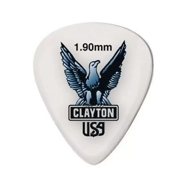 Медиаторы CLAYTON S190/12 - 1.90 mm ACETAL polymer стандартные 12 ш артикул 290655Si-1