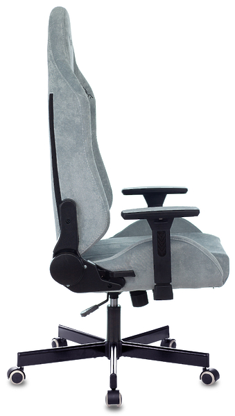 Кресло Knight N1 SKY (Game chair Knight N1 Fabric grey/l.blue Light-28 headrest cross metal) артикул 263337Si-1 фото 5