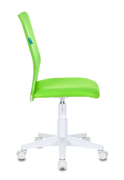 Кресло Бюрократ KD-9/WH/TW-18 (Children chair KD-9 l-green TW-03А TW-18 mesh/fabric cross plastic plastik белый) артикул 263434Si-1 фото 4