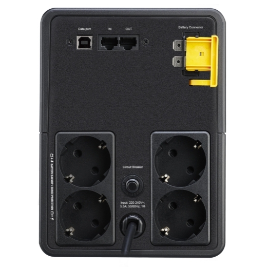Блок бесперебойного питания APC Back-UPS BX1600MI Black артикул 268334Si-1 фото 3