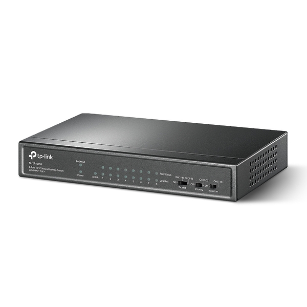 Коммутатор TP-LINK TL-SF1009P 9x100Mb 8PoE+ 65W неуправляемый артикул 267844Si-1