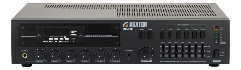 Усилитель комбинированный Roxton MZA-600 артикул 311059Si-1