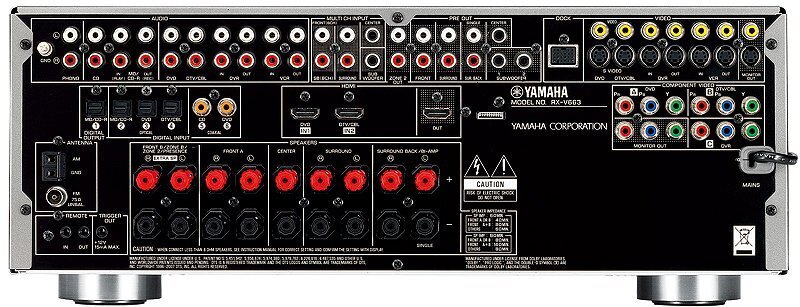 AV Ресивер Yamaha RX-V663 RDS titan артикул 389280FV-1 фото 3