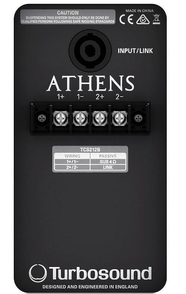 TURBOSOUND ATHENS TCS212B сабвуфер пассивный артикул 347968SI-1 фото 5