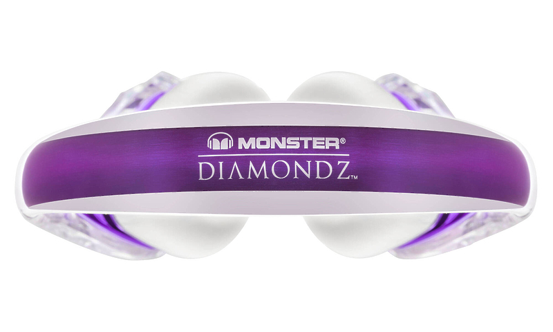 Наушники Monster DiamondZ On-Ear Purple and White (137016-00) артикул 163194Si-1 фото 7