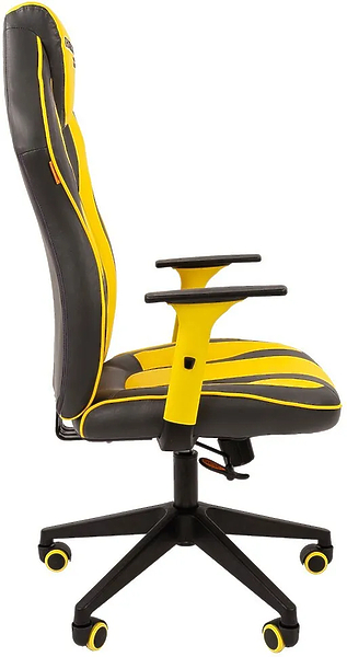 Кресло игровое Chairman game 23 00-07053958 Gray/Yellow артикул 269964Si-1 фото 4