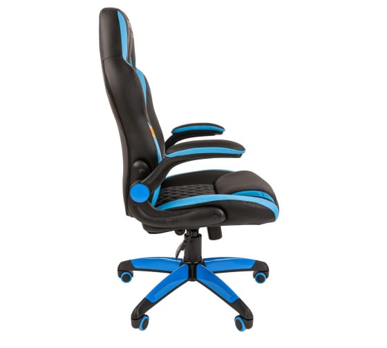 Кресло игровое Chairman game 15 00-07069669 Black/Blue артикул 269946Si-1 фото 3
