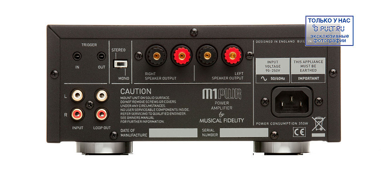 Усилитель звука Musical Fidelity M1 PWR black артикул 327511FV-1 фото 3