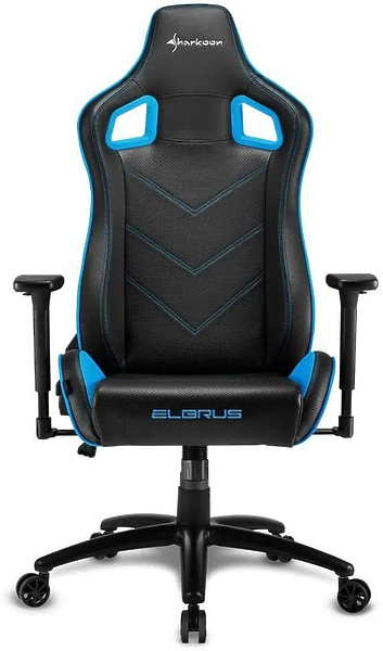 Кресло игровое Sharkoon ELBRUS 2 BK/BU артикул 269901Si-1 фото 3