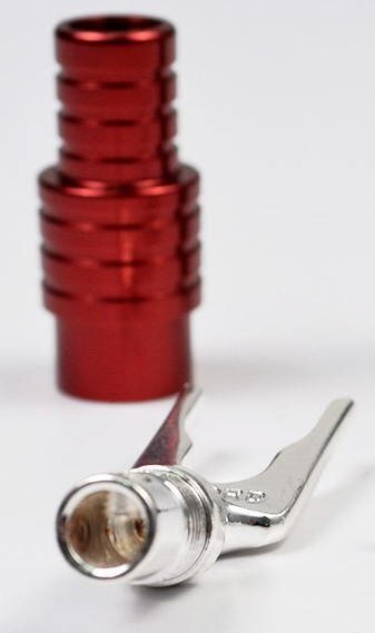 Коннектор Chord Company ChordOhmic Silver Spade with Red Cap артикул 247905Si-1 фото 3