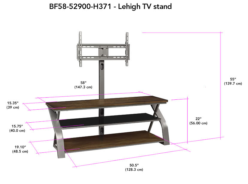 Подставка Bello BF 58-52900-H371 Lehigh артикул 156760Si-1 фото 6