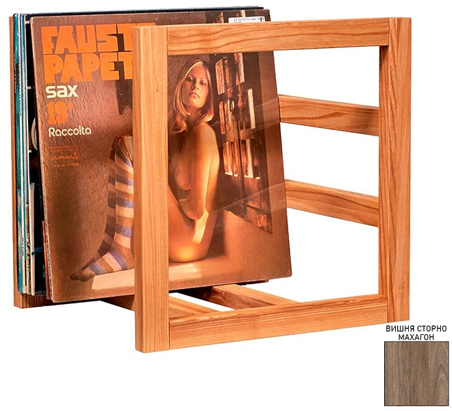 Стойка для хранения виниловых пластинок VOXmodule Vinyl Stand 06 cherry mahogany артикул 239601Si-1