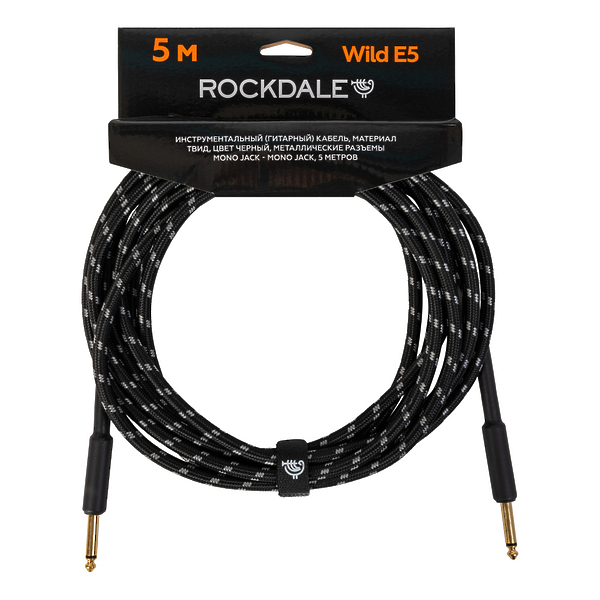 Инструментальный кабель ROCKDALE Wild E5 Black артикул 275670Si-1