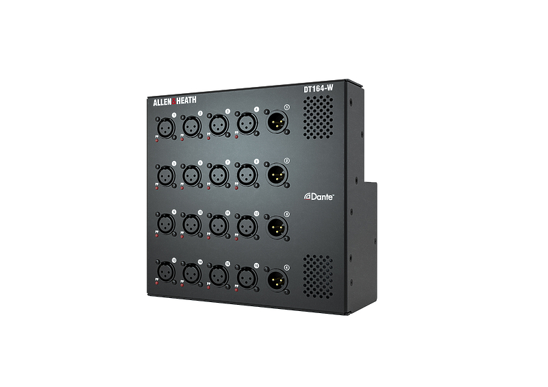 Настенный/напольный Dante I/O экспандер Allen&Heath DLIVE-DT164-W артикул 223371Si-1 фото 4