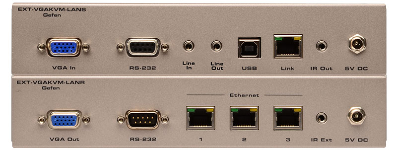 Удлинитель сигнала Gefen EXT-VGAKVM-LAN артикул 137255Si-1 фото 3