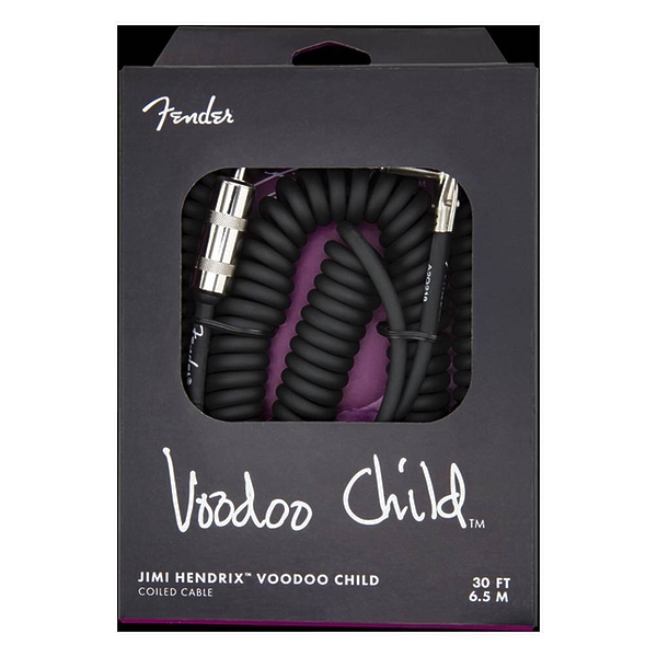Кабель FENDER HENDRIX VOODOO CHILD CABLE BLACK артикул 216714Si-1