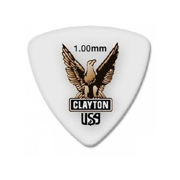 Медиаторы CLAYTON RT100/12 - 1.00 mm ACETAL polymer широкие 12 шт артикул 290642Si-1