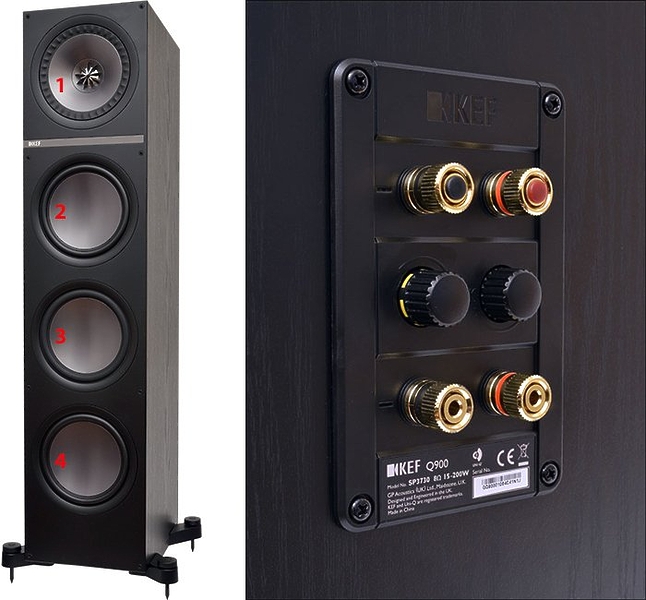 Напольная акустика KEF Q900 cherry артикул 400717FV-1 фото 4