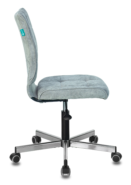 Кресло Бюрократ CH-330M/LT-28 (Office chair CH-330M grey/l.blue Light-28 cross metal хром) артикул 263397Si-1 фото 4
